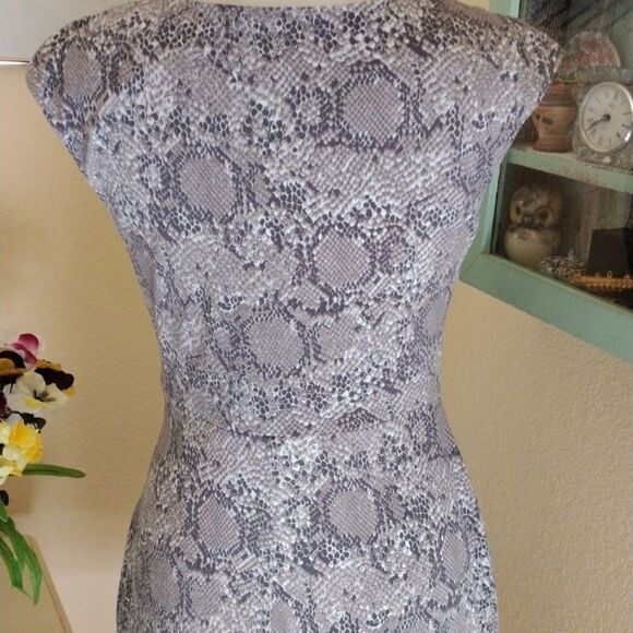 Connected Apparel Reptile Print Dress - Picture 7 of 10